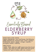 Load image into Gallery viewer, Elderberry Syrup 32 ounces
