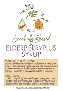 Elderberry PLUS > NO OILS 16 ounces