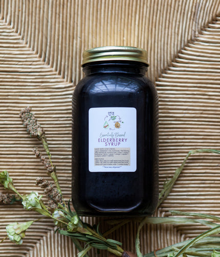 Essentially Blessed Elderberry Syrup is made with only organic elderberries, raw and local honey and immune-supporting essential oils. There are no added sugars, fillers or unnecessary ingredients. Reduces cold and flu and decreases the severity of symptoms. Proven more beneficial than Tamiflu.