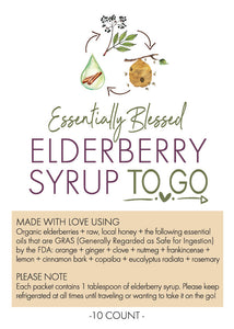 Elderberry To-Go Packets!
